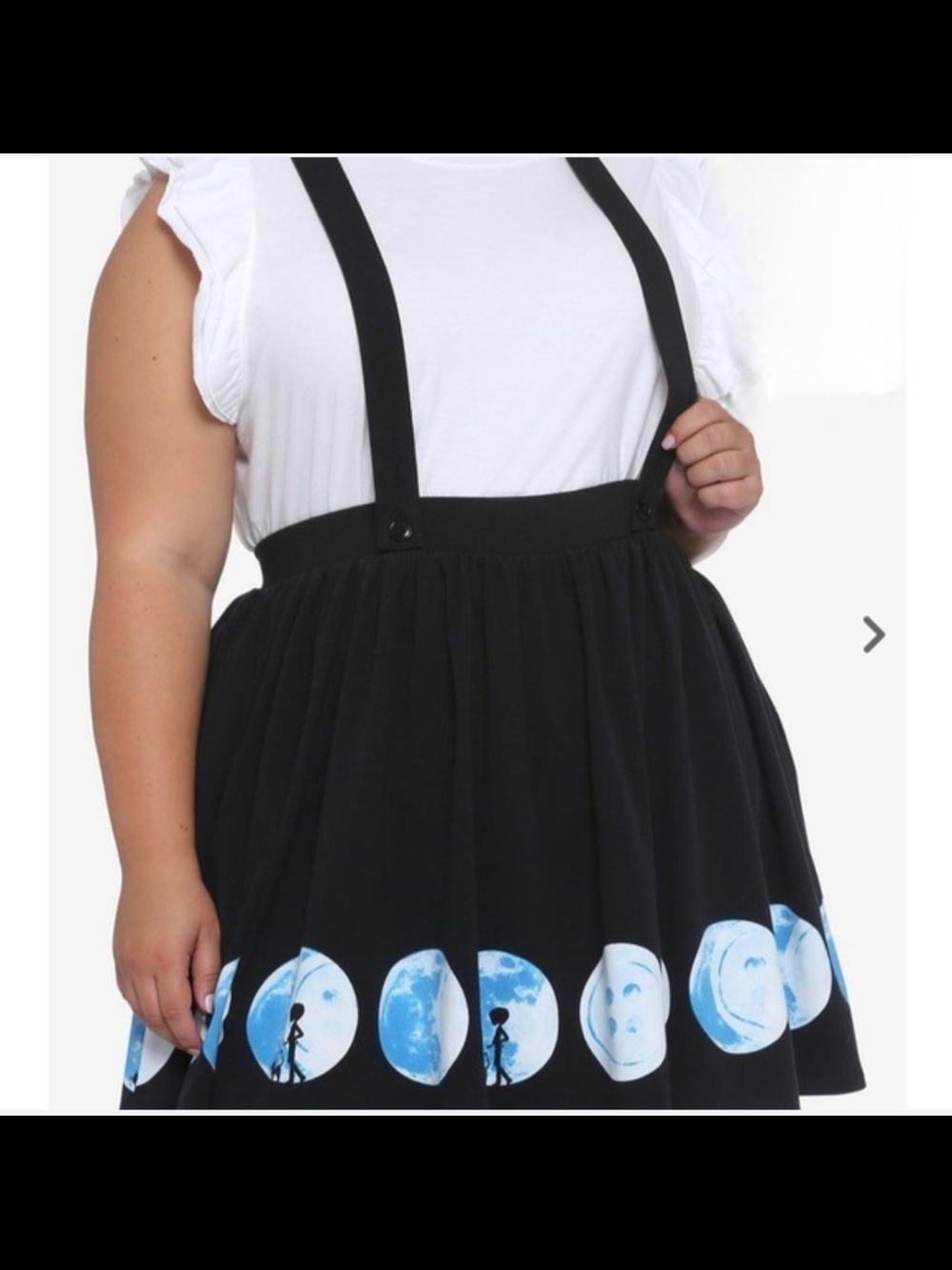 Hot Topic Coraline Skirt/Overall With Removable Straps Size 3